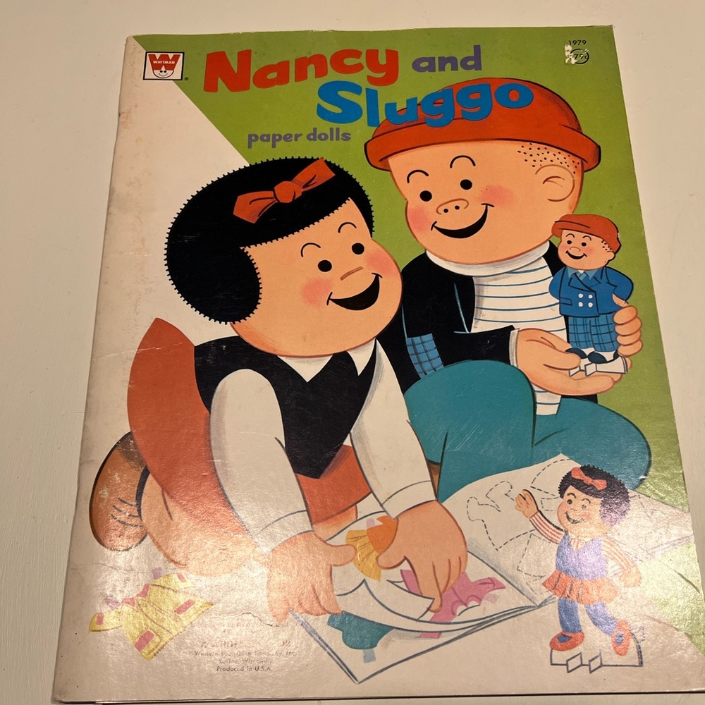 Vintage Nancy and Sluggo Paper Dolls